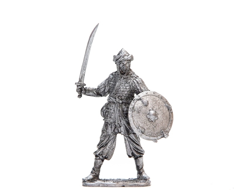 1:32 tin figure of Saracen warrior