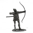French archer 54mm tin figure