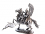 Figure on horse. Scale 1/32. Poland. Winged Hussar 54mm